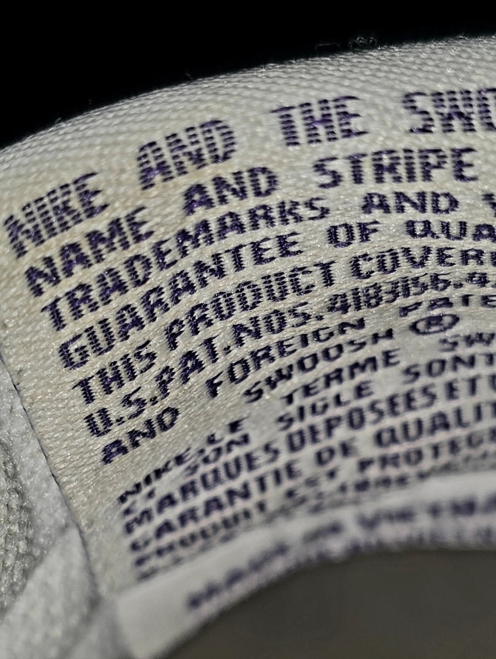 Nike Air Force 1 07 Club Purple Patent Leather Womens Size 7 2009 Rare 315115-51 - Picture 10 of 13